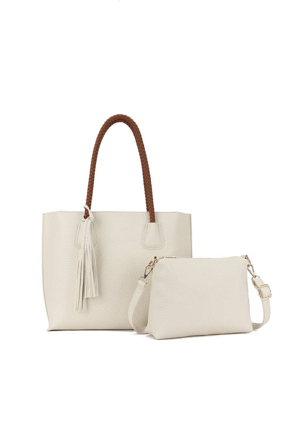 2 in 1 Tote and Crossbody Bag Set | Camel