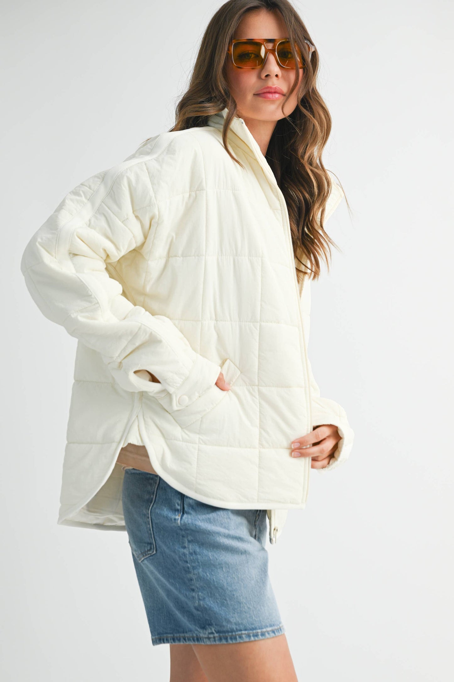 Bebe Puffer Jacket | Black