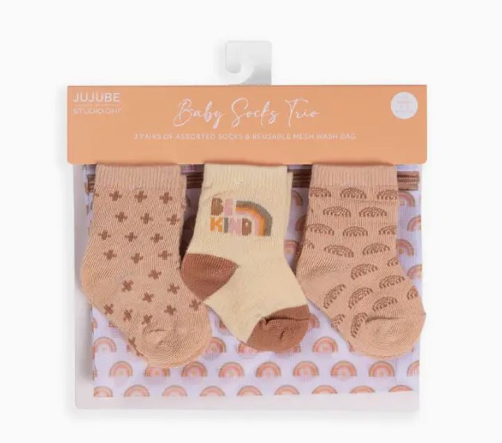 Baby Socks Trio | Be Kind Rainbows
