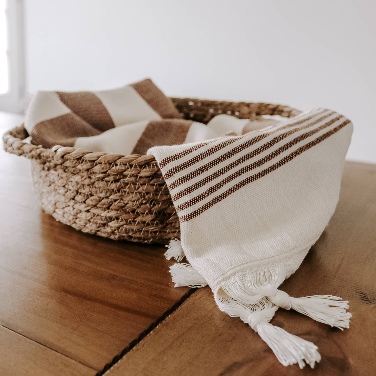 Turkish Cotton Hand Towel | Neutral