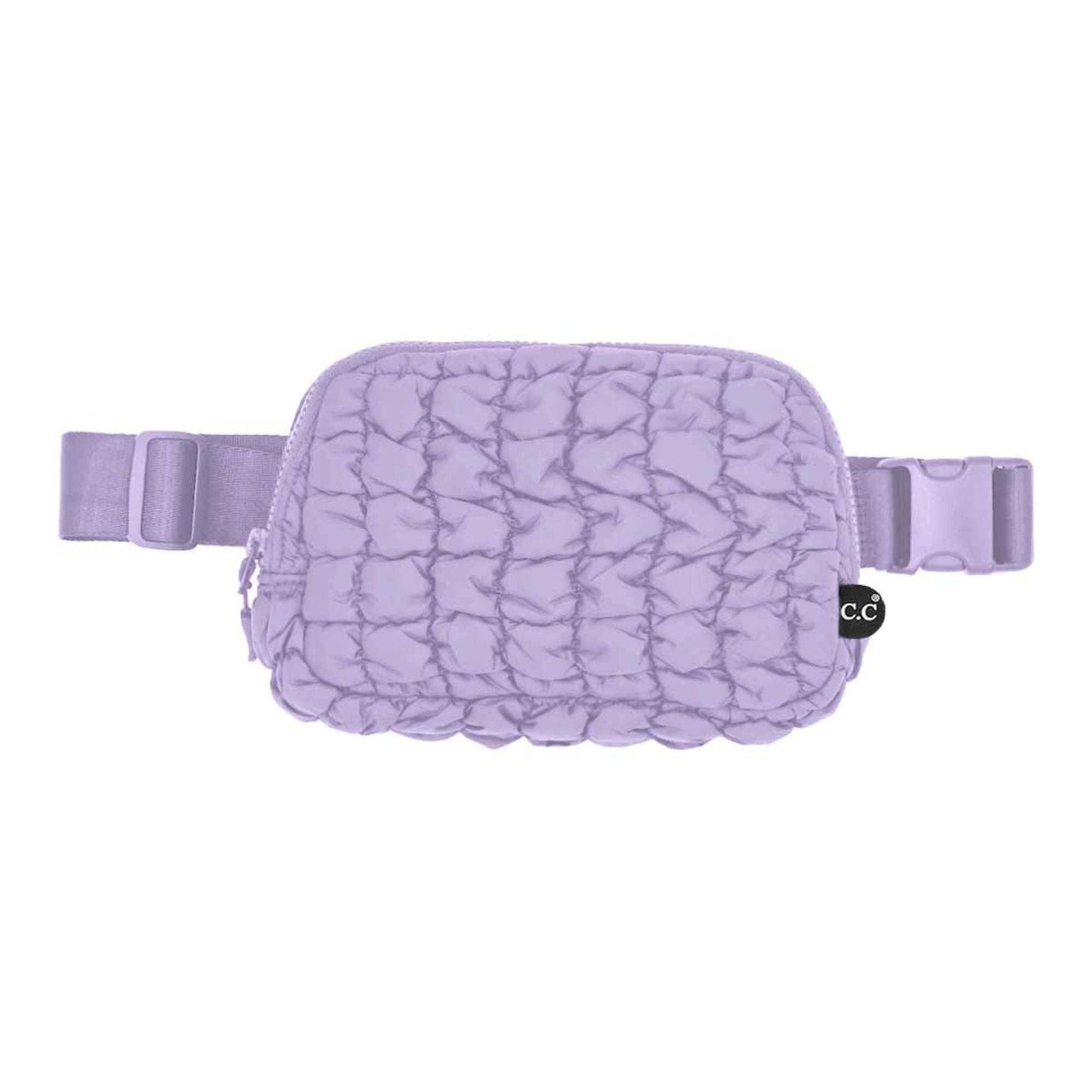 Tina Puffer Quilted Fanny Pack | Lavender