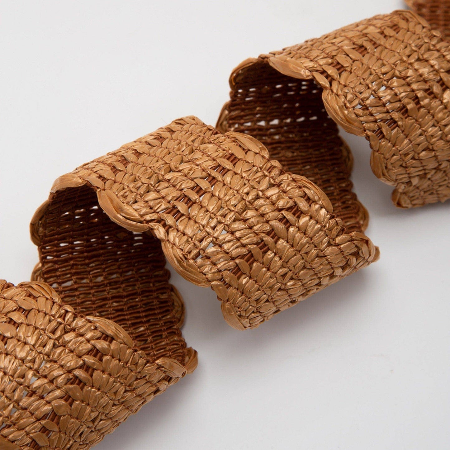 Woven Straw Guitar Strap | Brown