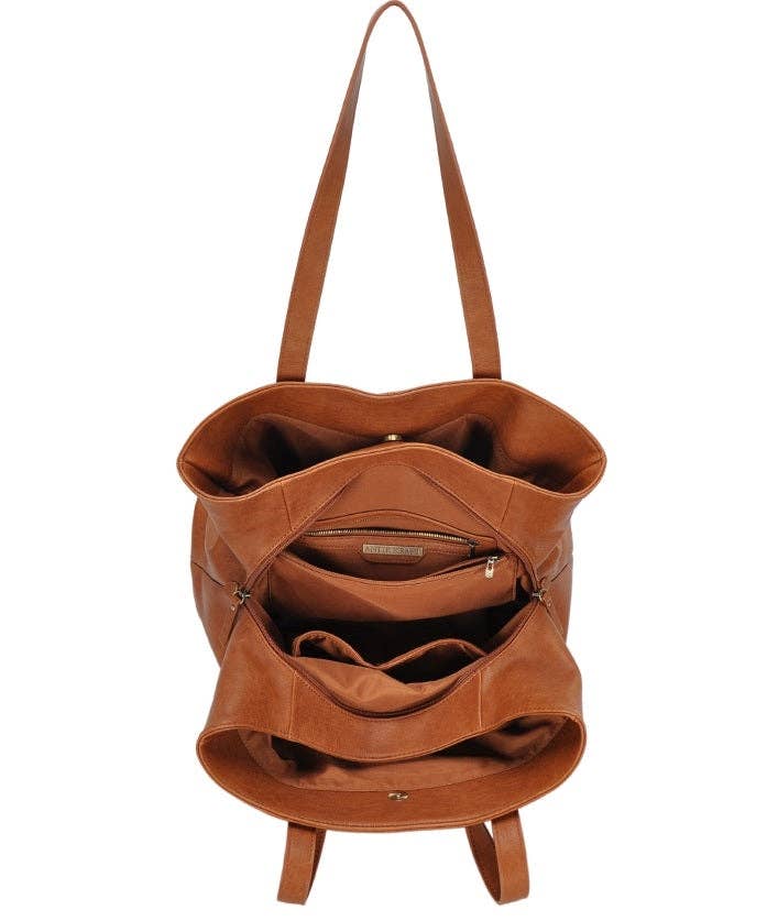 Three Compartment Tote | Black