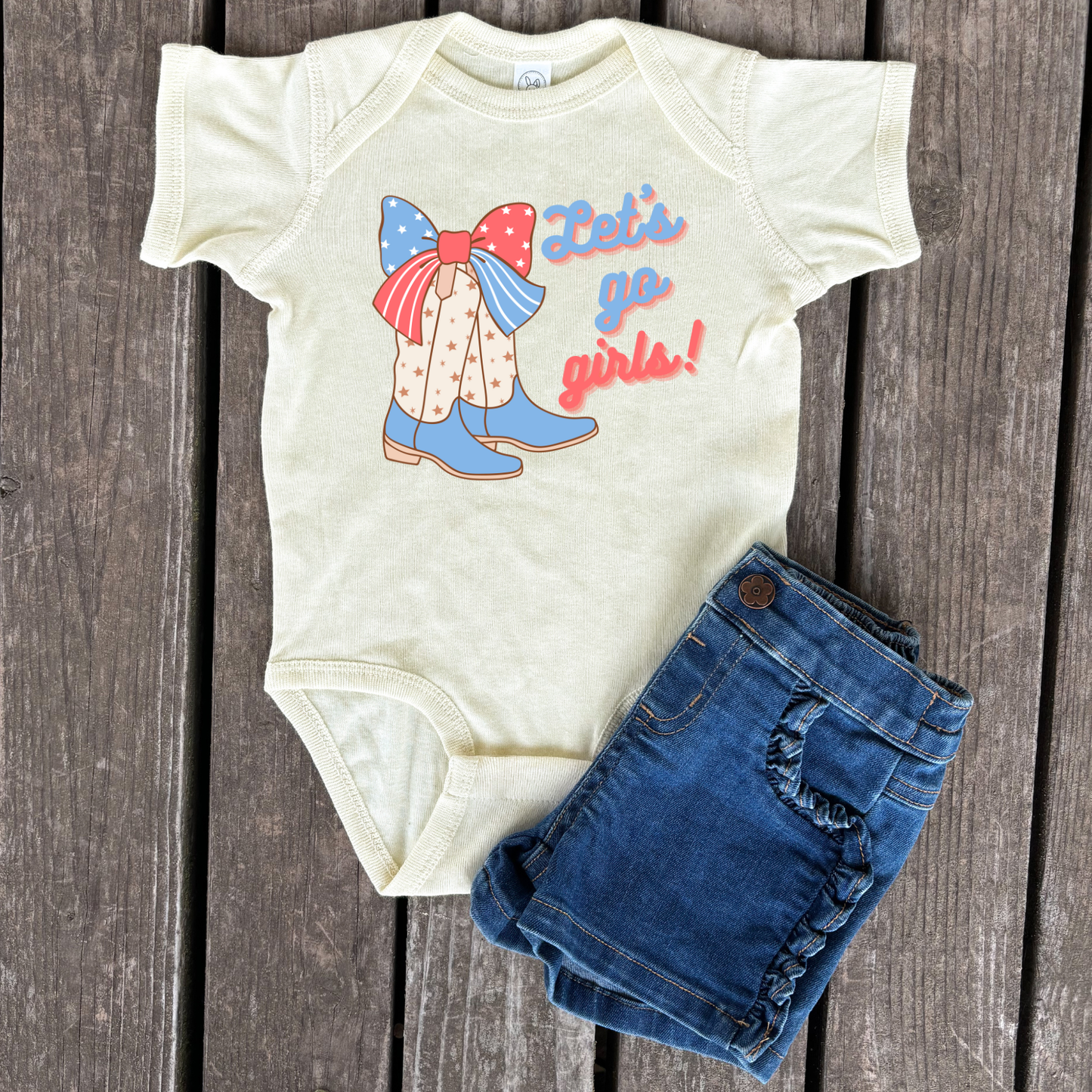 Let's Go Girls Country Infant Bodysuit