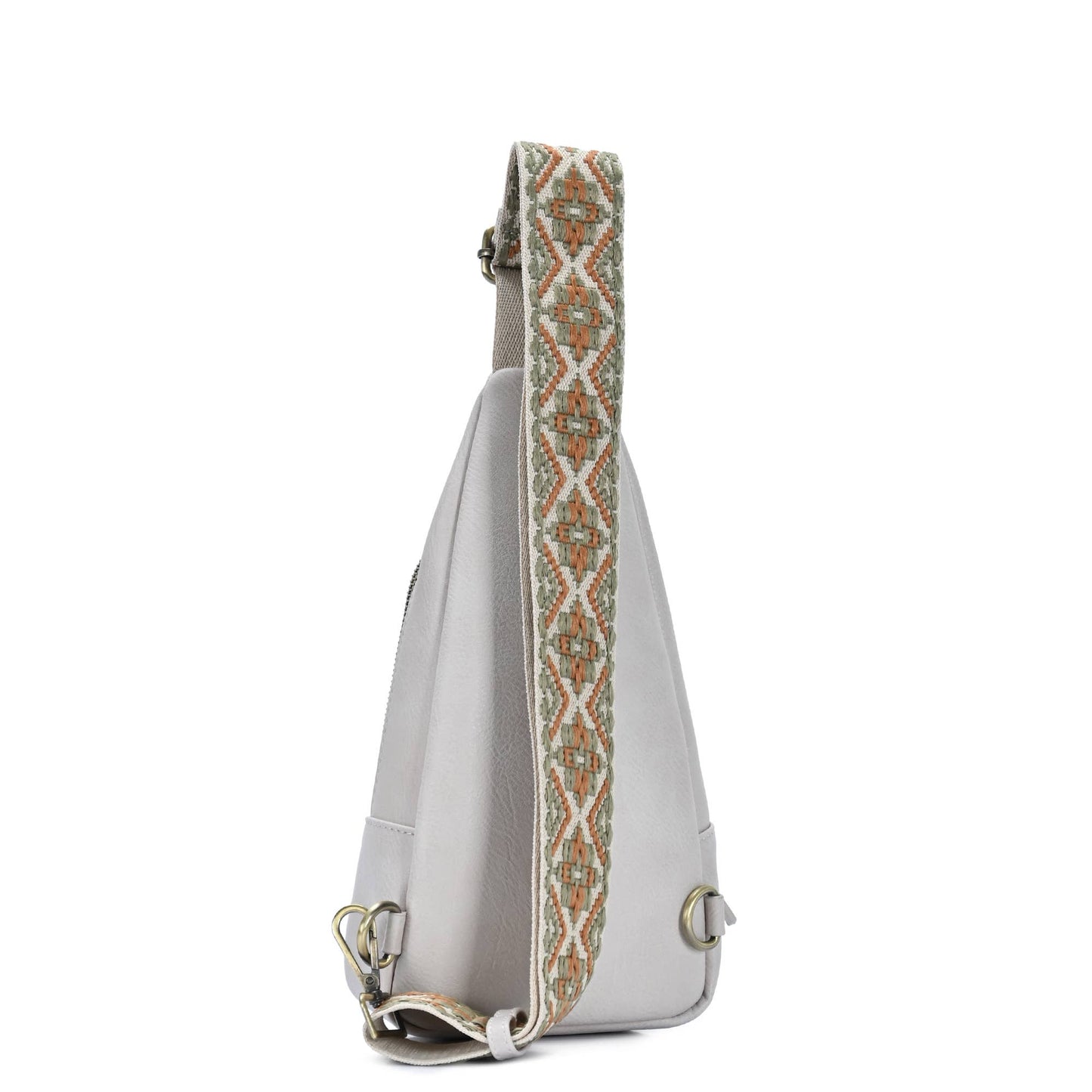 Zoey Boho Sling Bag with Guitar Strap | Tan