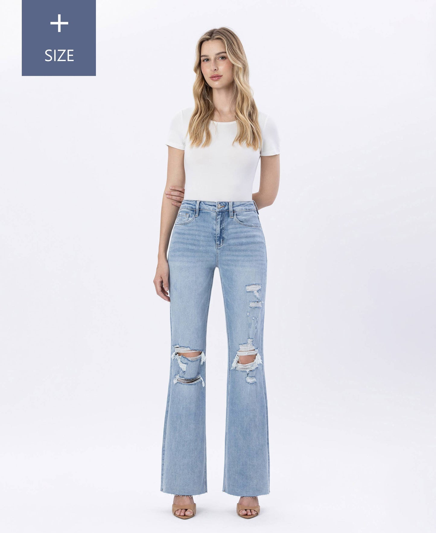 Lovervet Jet Lag Plus Tummy Control 90's Vintage Super High Flare