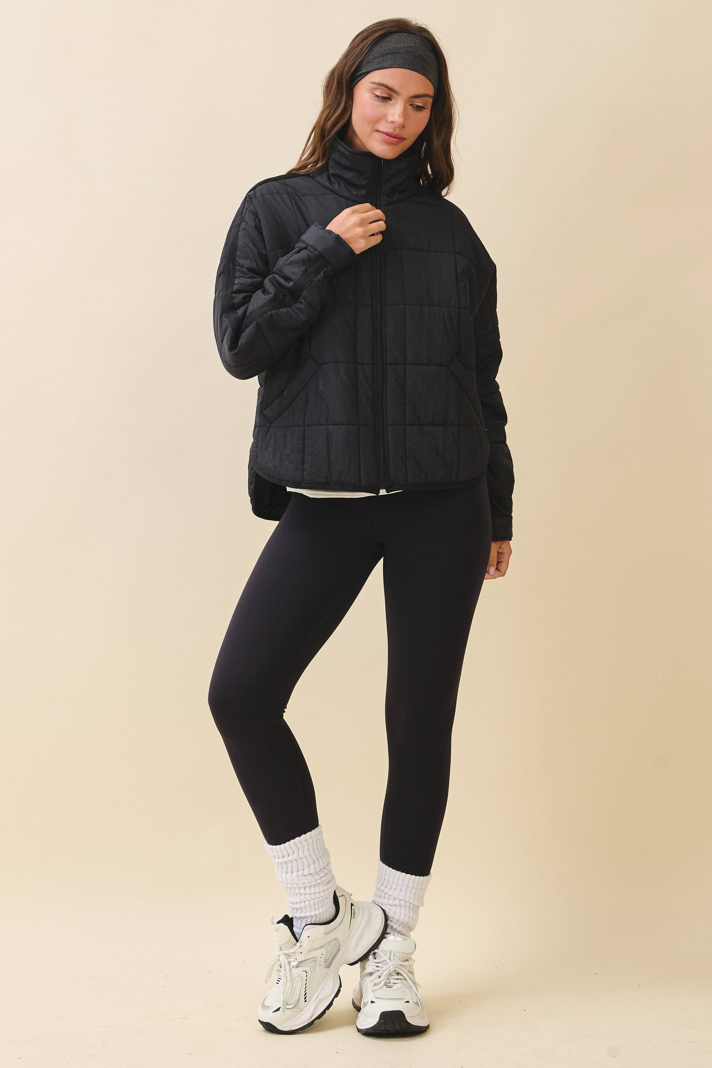 Bebe Puffer Jacket | Black