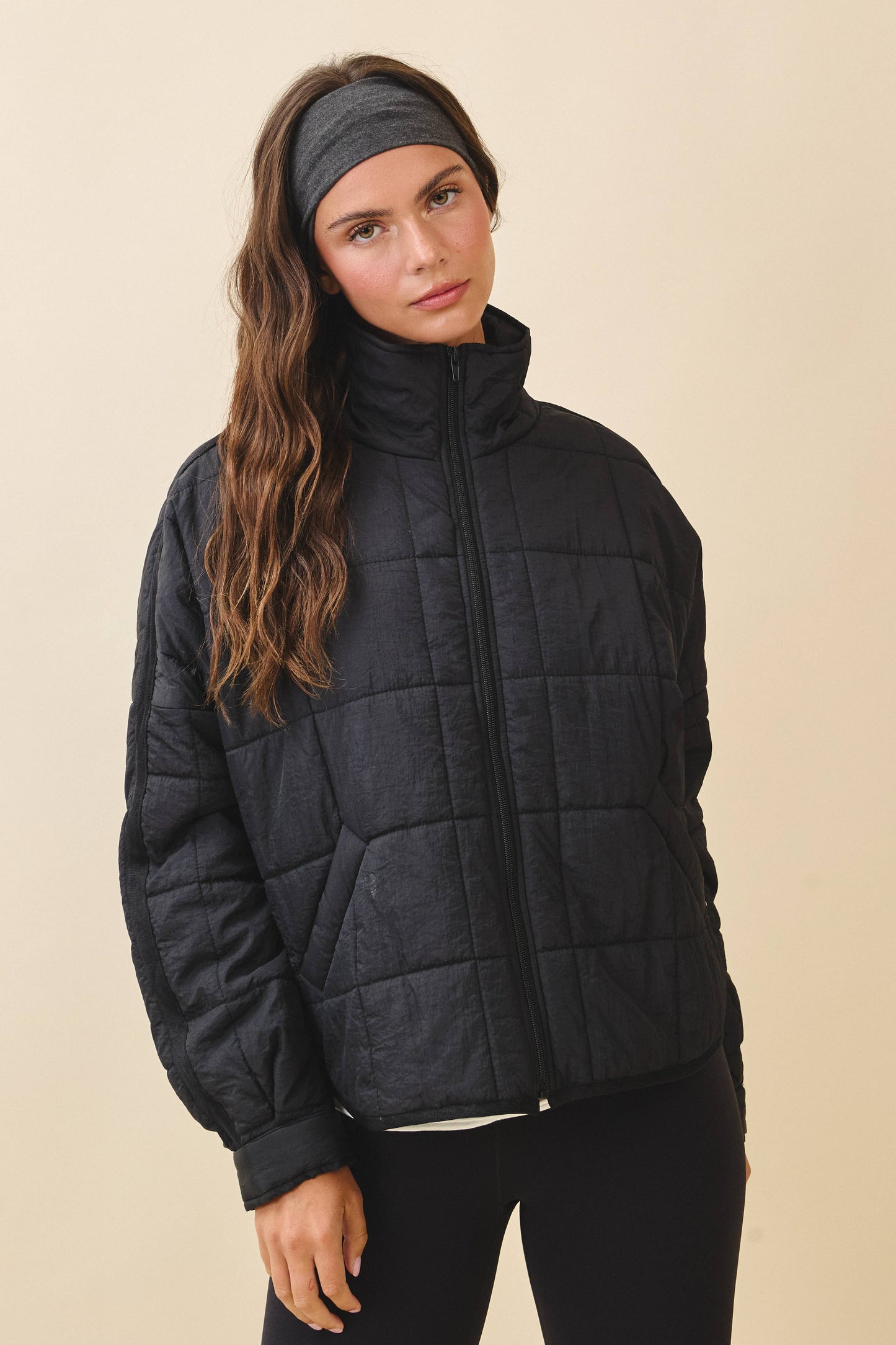 Bebe Puffer Jacket | Black