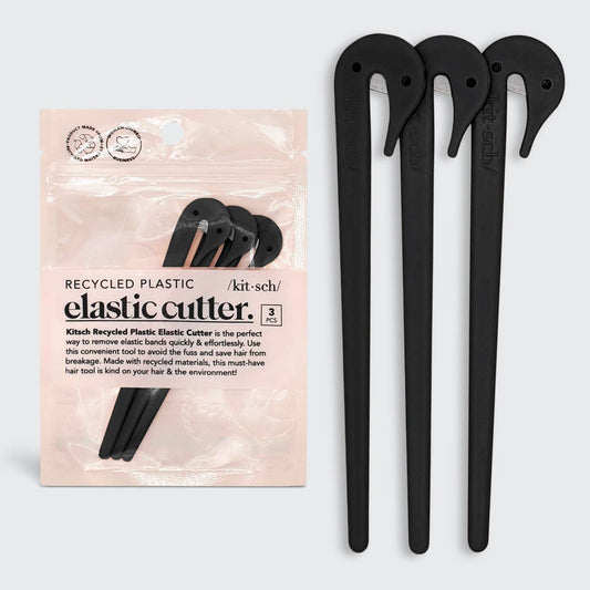 Eco-Friendly Elastic Cutters 3pc Set | Black
