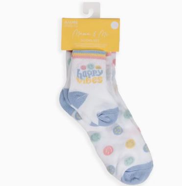 Mama + Me Socks Set | Happy Baby Vibes