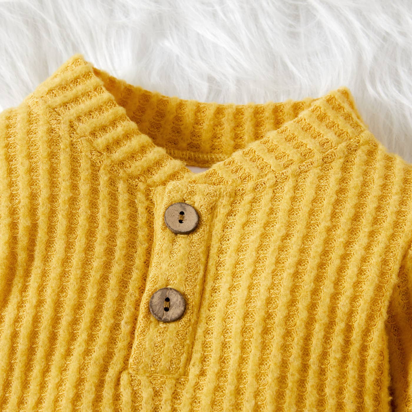 Wally Waffle Knit Set | Rust