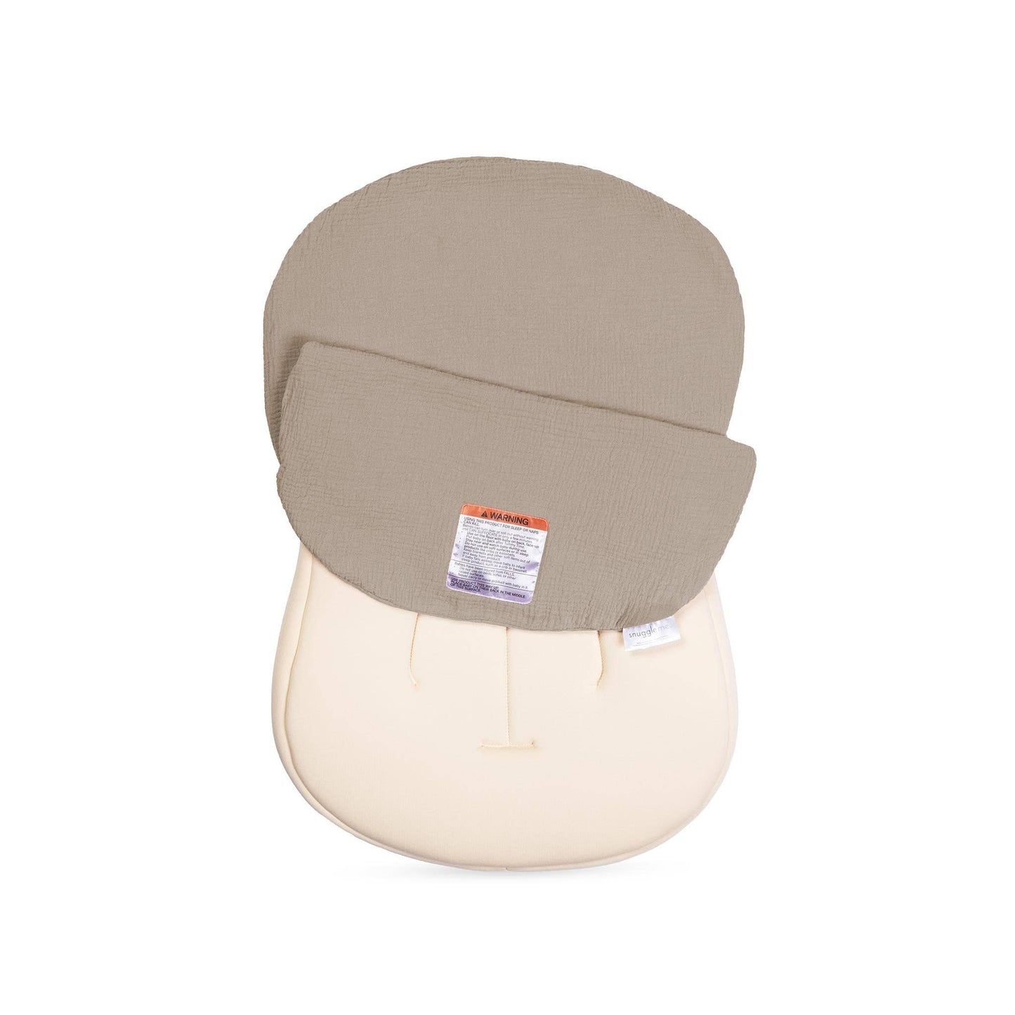 Snuggle Me Lounger Curve Muslin Cover | Birch