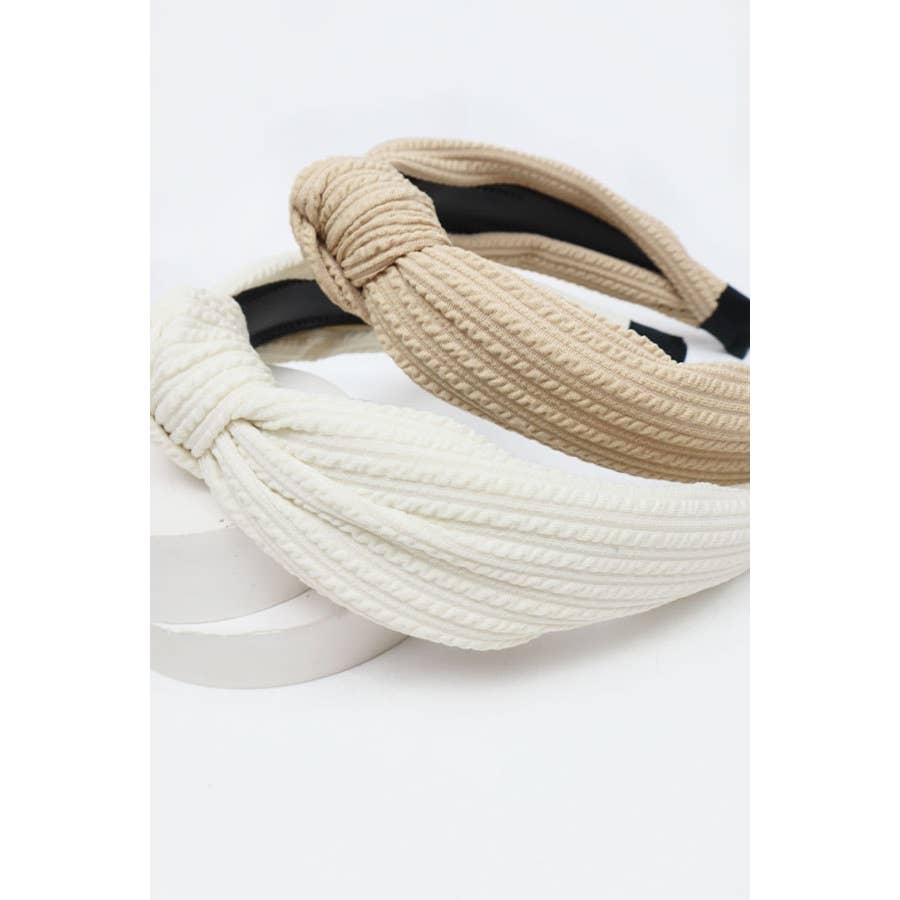 Ribbed Knotted Headband