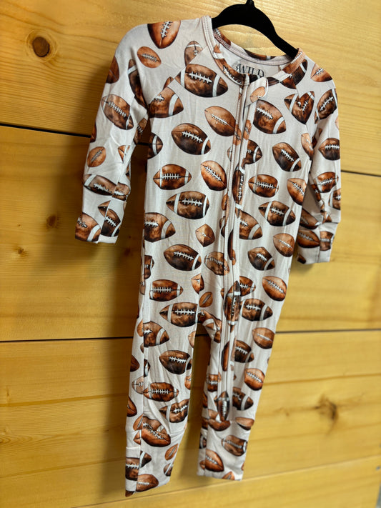 Fall Football Bamboo Zippy