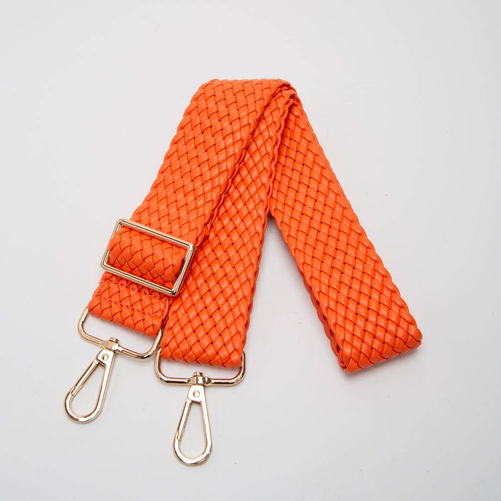 Bella Woven Women's Bag Strap | Burgundy