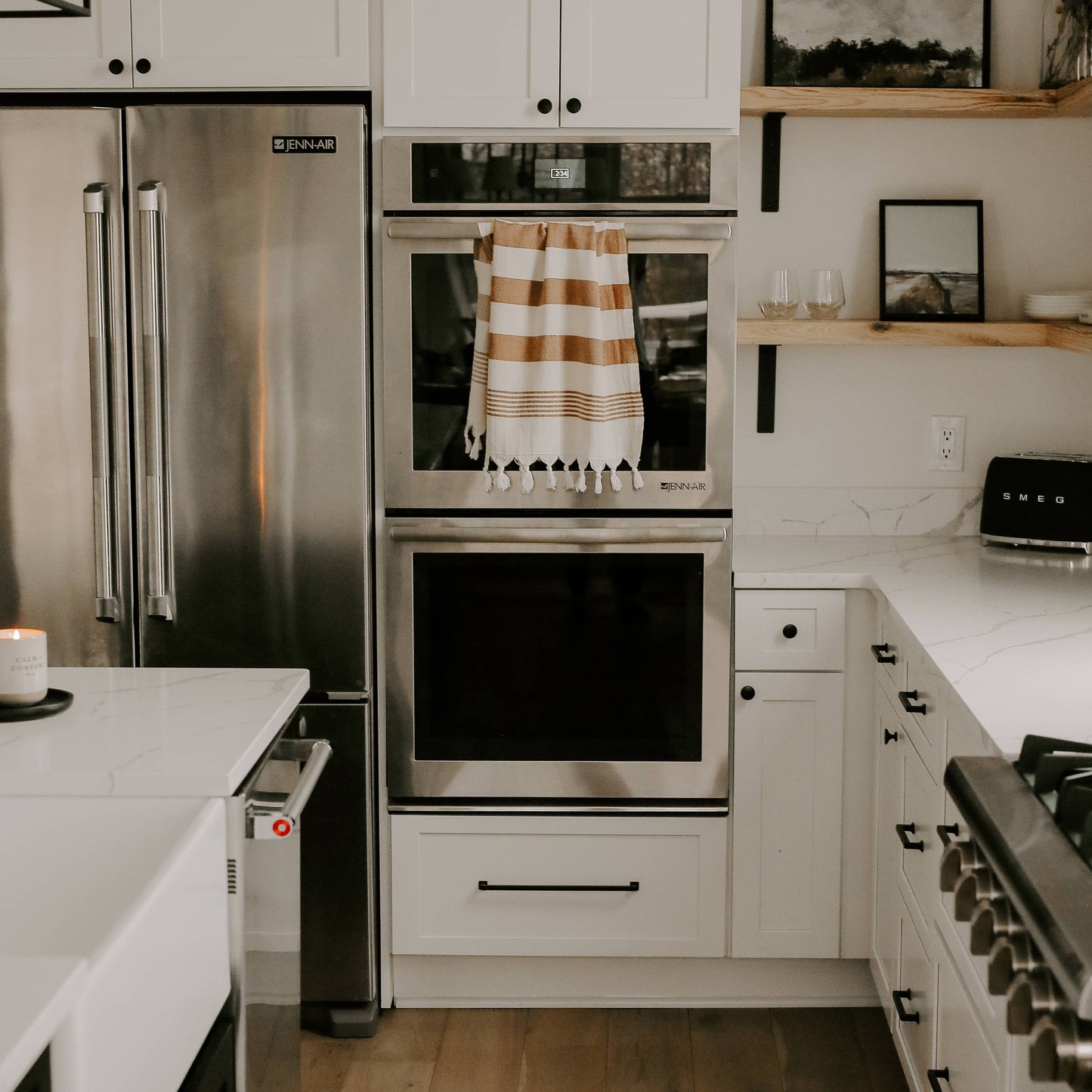 Turkish Cotton Hand Towel | Neutral