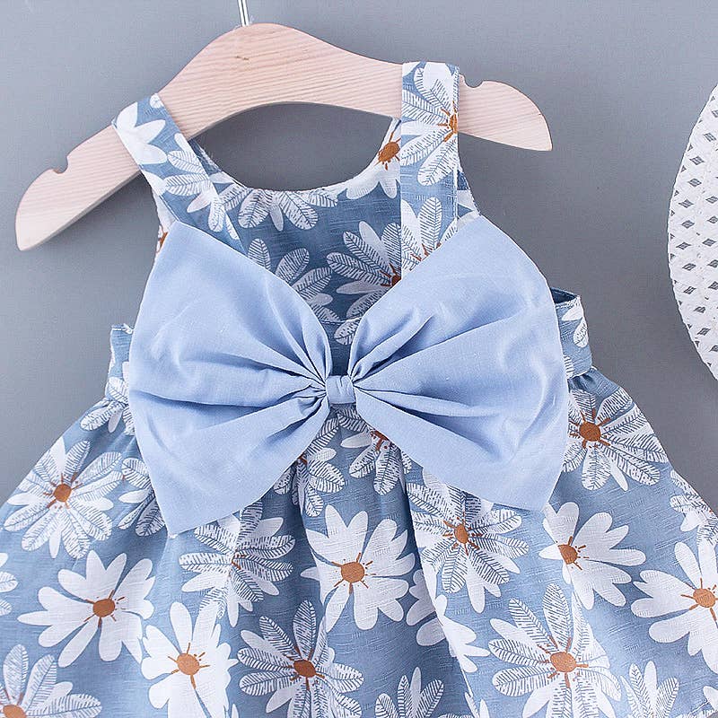 Daisy Floral Dress + Hat Set