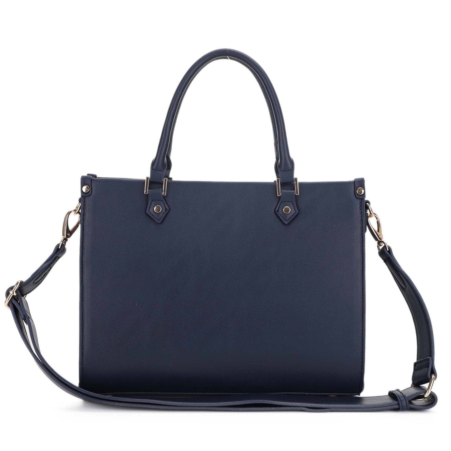 Marcia Boxy Satchel/Crossbody Bag | Black