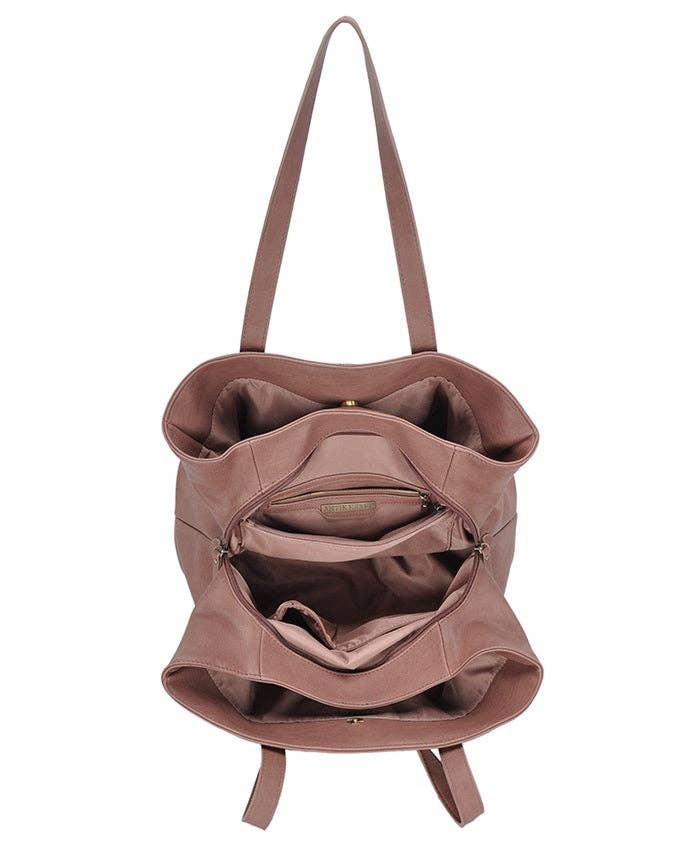 Three Compartment Tote | Black