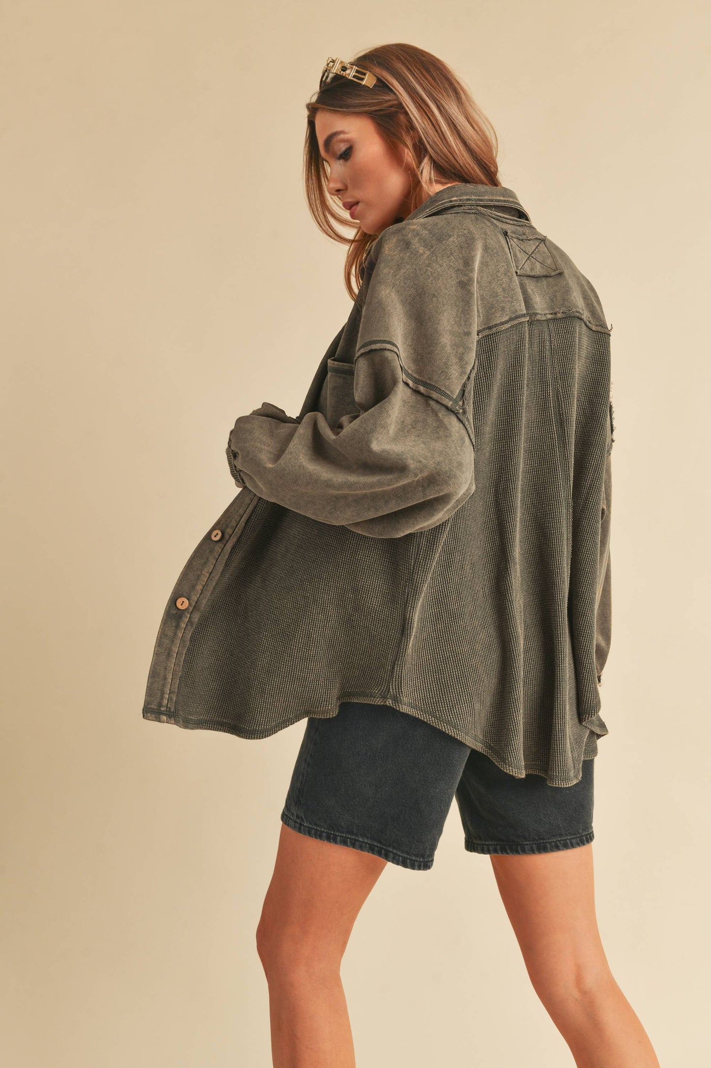 Judie Jacket - Vanilla Charcoal