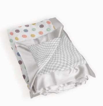 Reversible Baby Blanket | Happy Baby Vibes