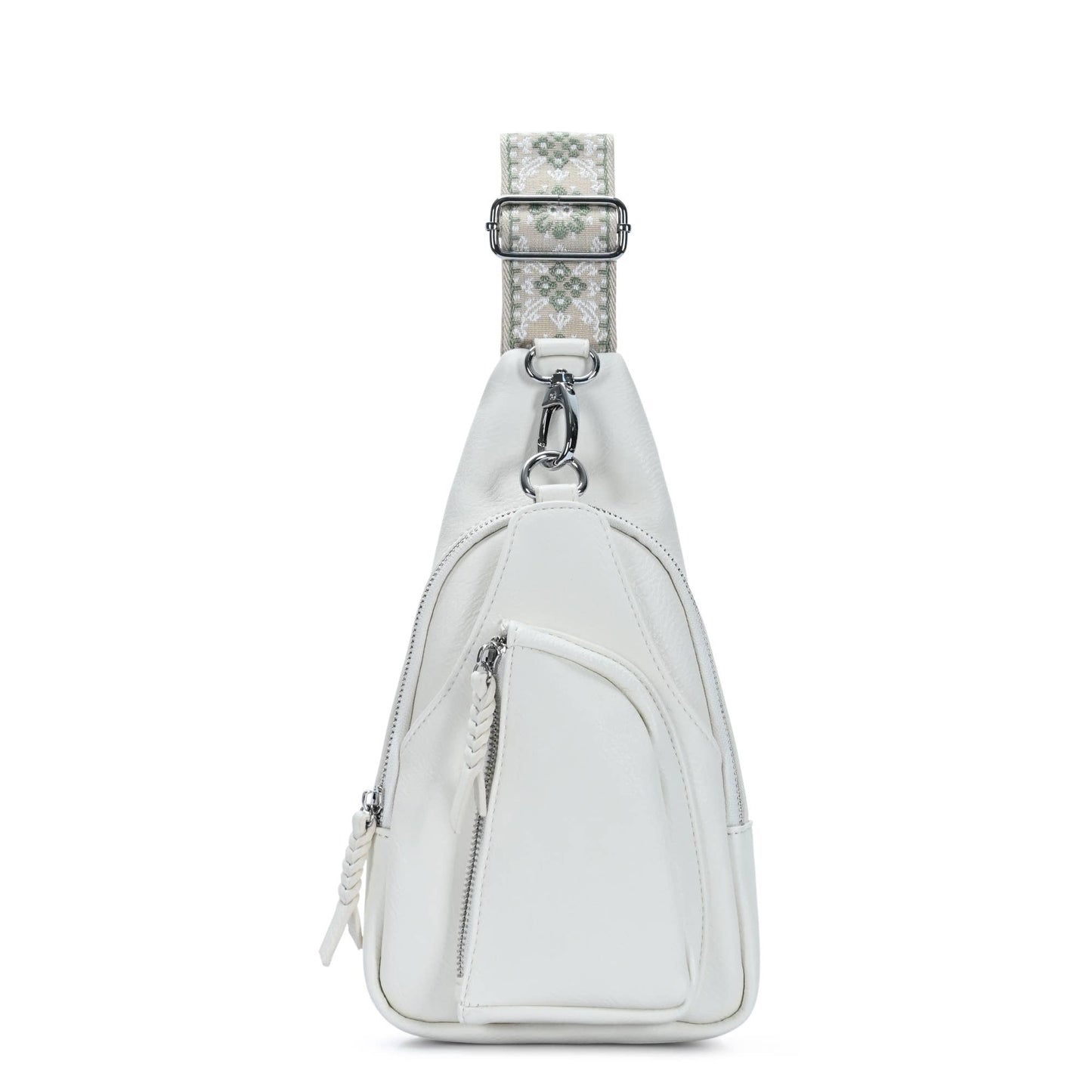 Zoey Boho Sling Bag with Guitar Strap | Tan