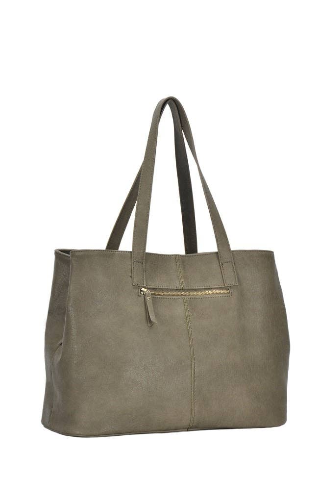 Three Compartment Tote | Black