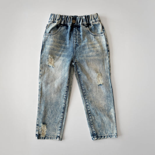 Toddler Relaxed Straight Light Acid Wash Denim