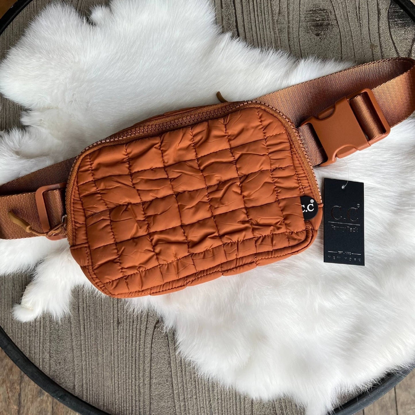 Tina Puffer Quilted Fanny Pack | Lavender