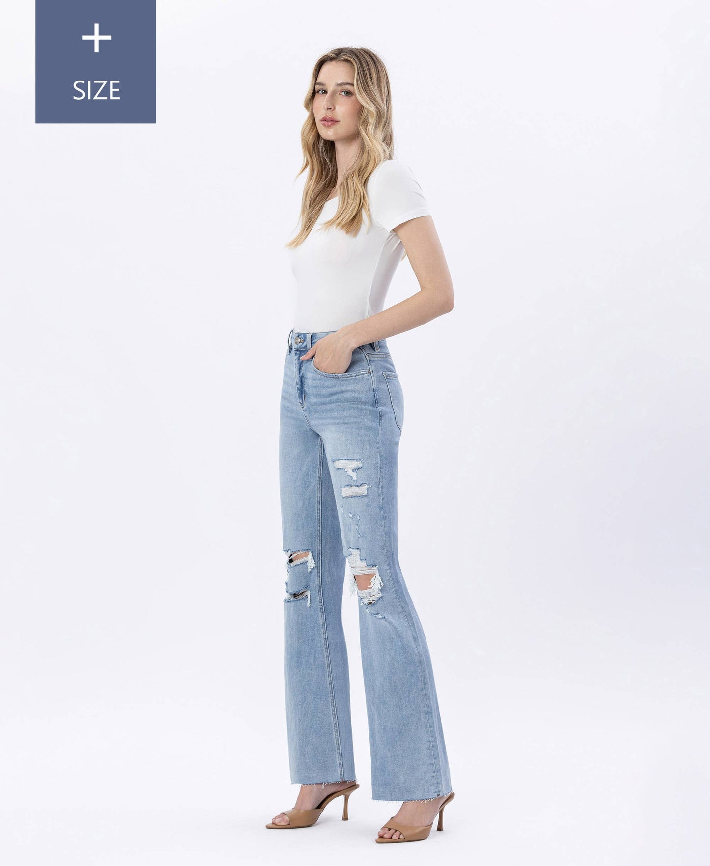 Lovervet Jet Lag Plus Tummy Control 90's Vintage Super High Flare