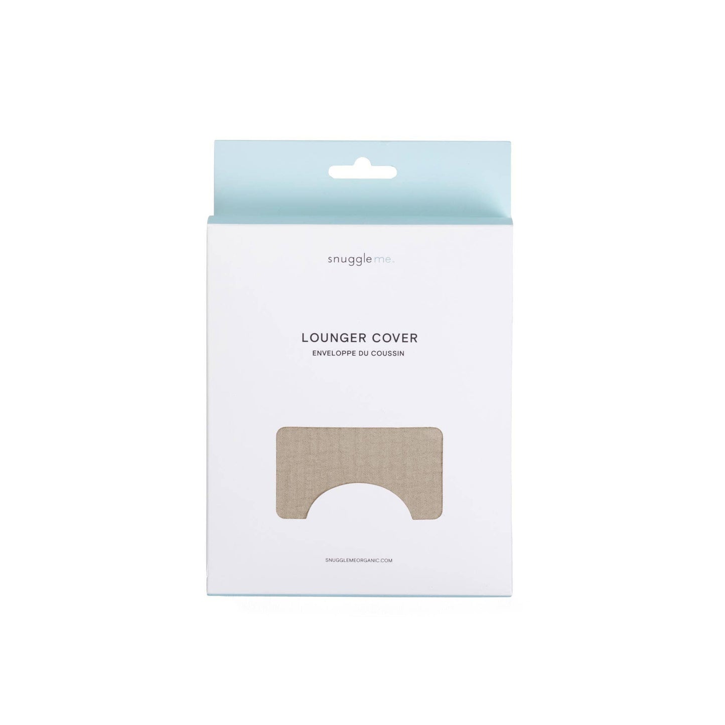 Snuggle Me Lounger Curve Muslin Cover | Birch