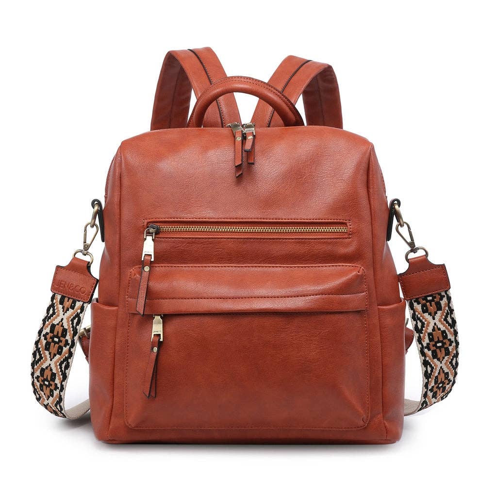 Convertible Backpack w/ Guitar Strap | Rust