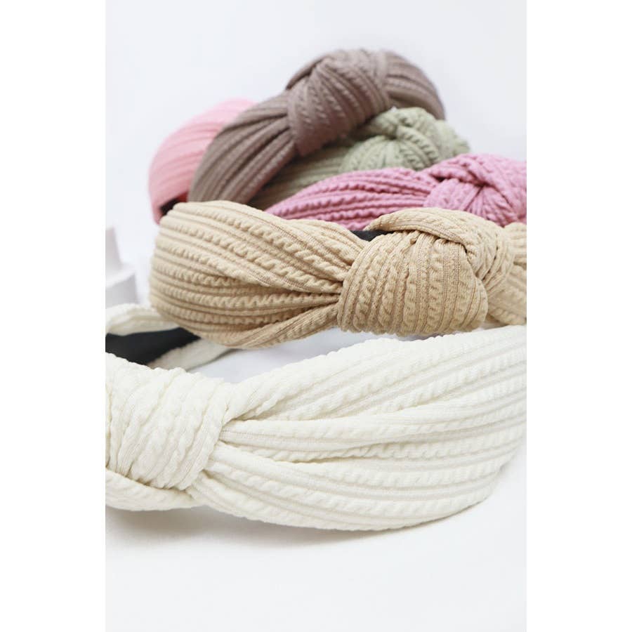 Ribbed Knotted Headband