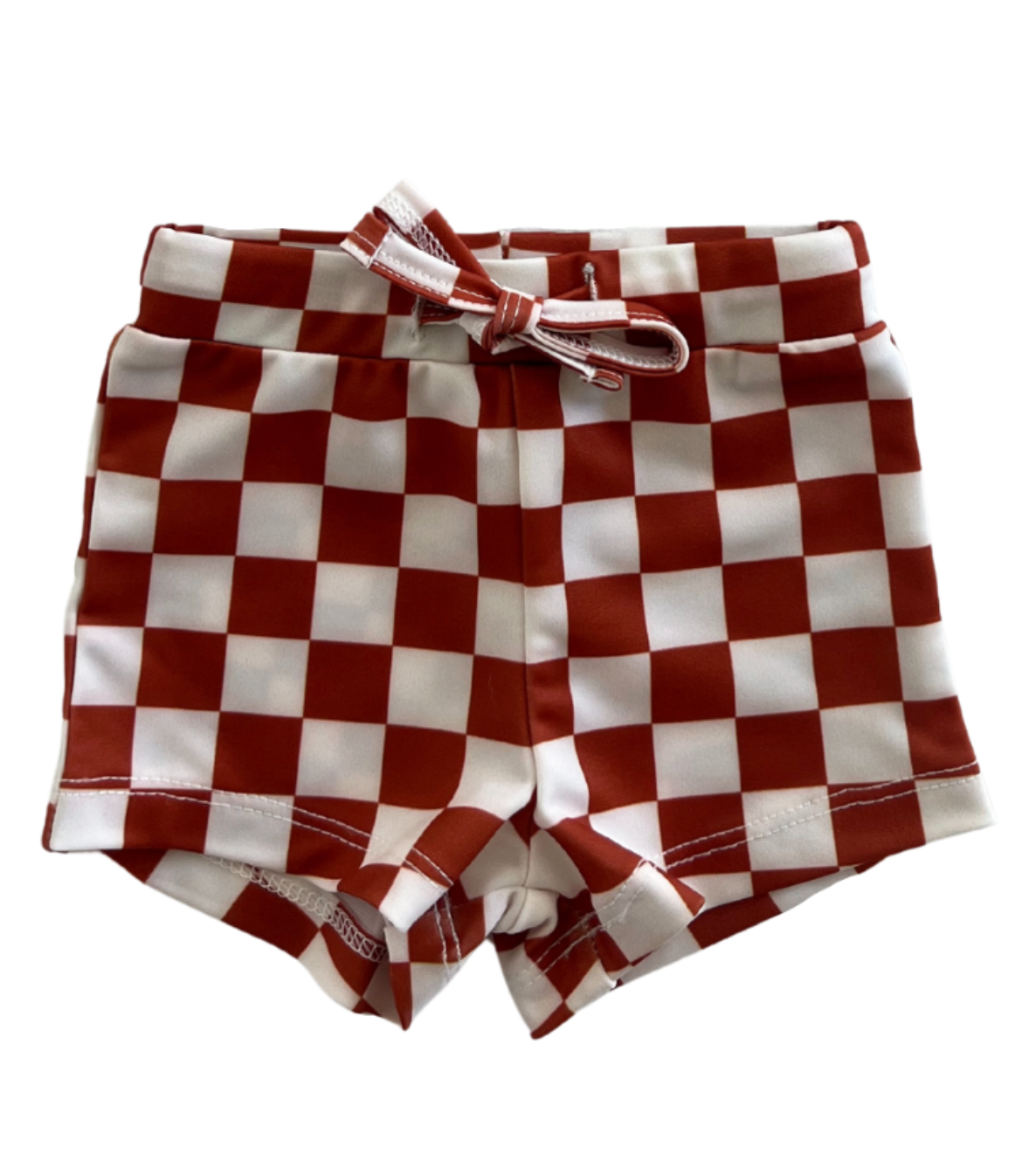 Riviera Swim Short -Checkerboard