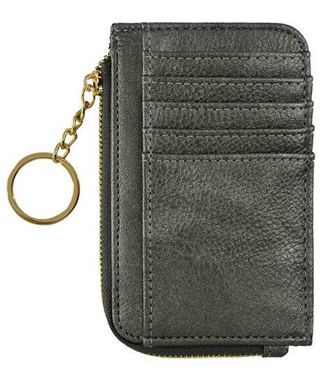 Small But Big Faux Leather Card Holder Wallet | Blush