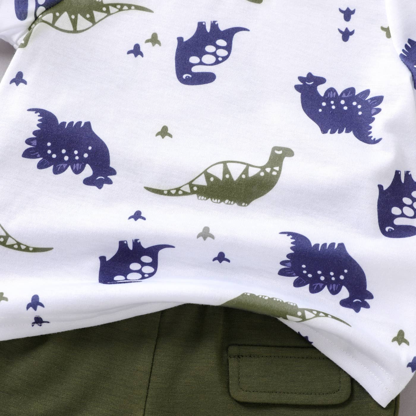 Dalton Dinosaur Tee + Shorts Set