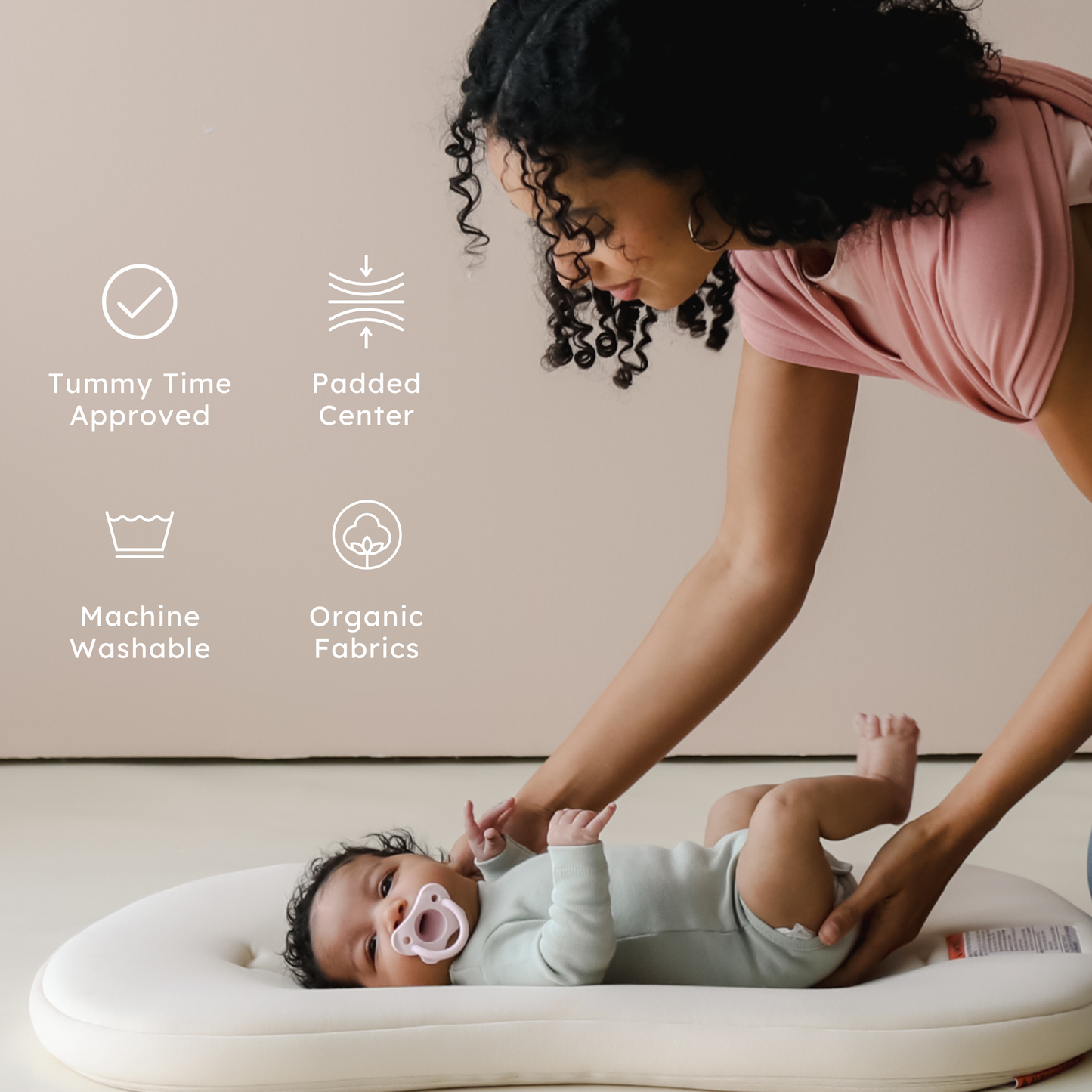 Snuggle Me Lounger Curve | Natural