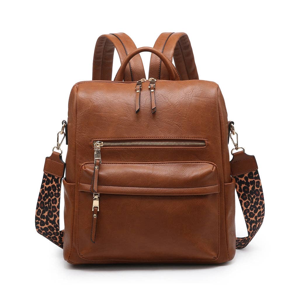 Convertible Backpack w/ Guitar Strap | Rust