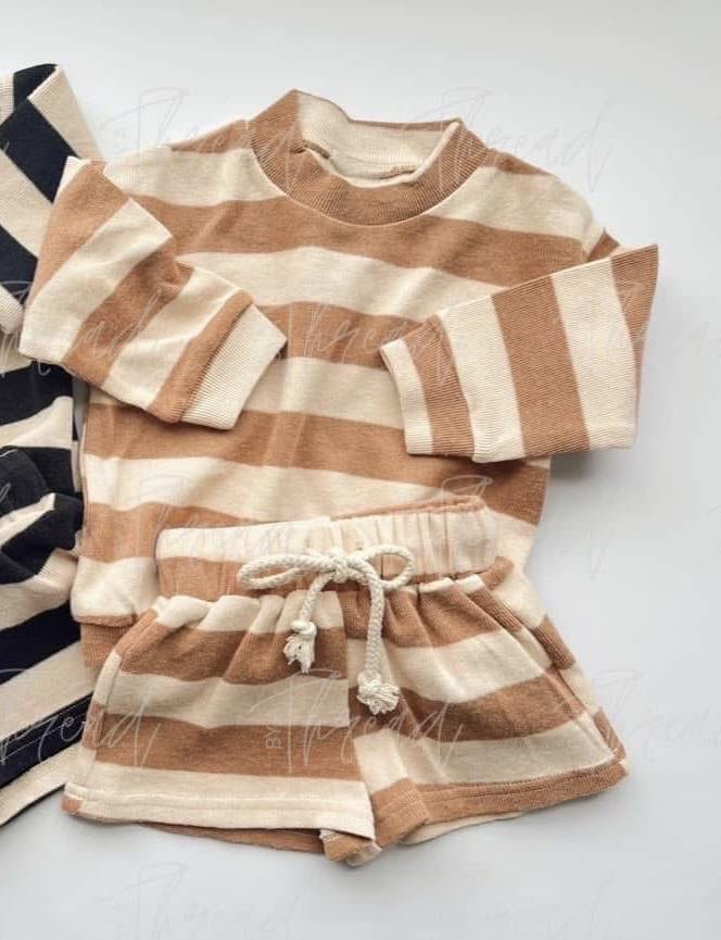 Ridge Two-Piece Striped Set